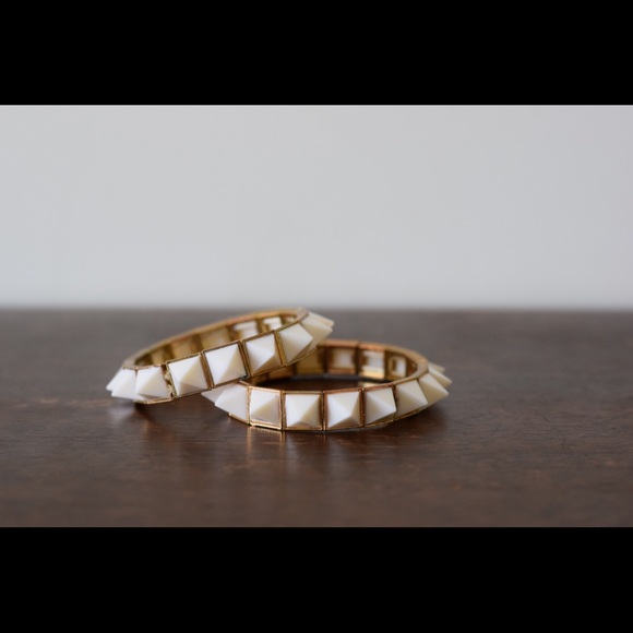 Studded elastic bangles - Picture 1 of 1